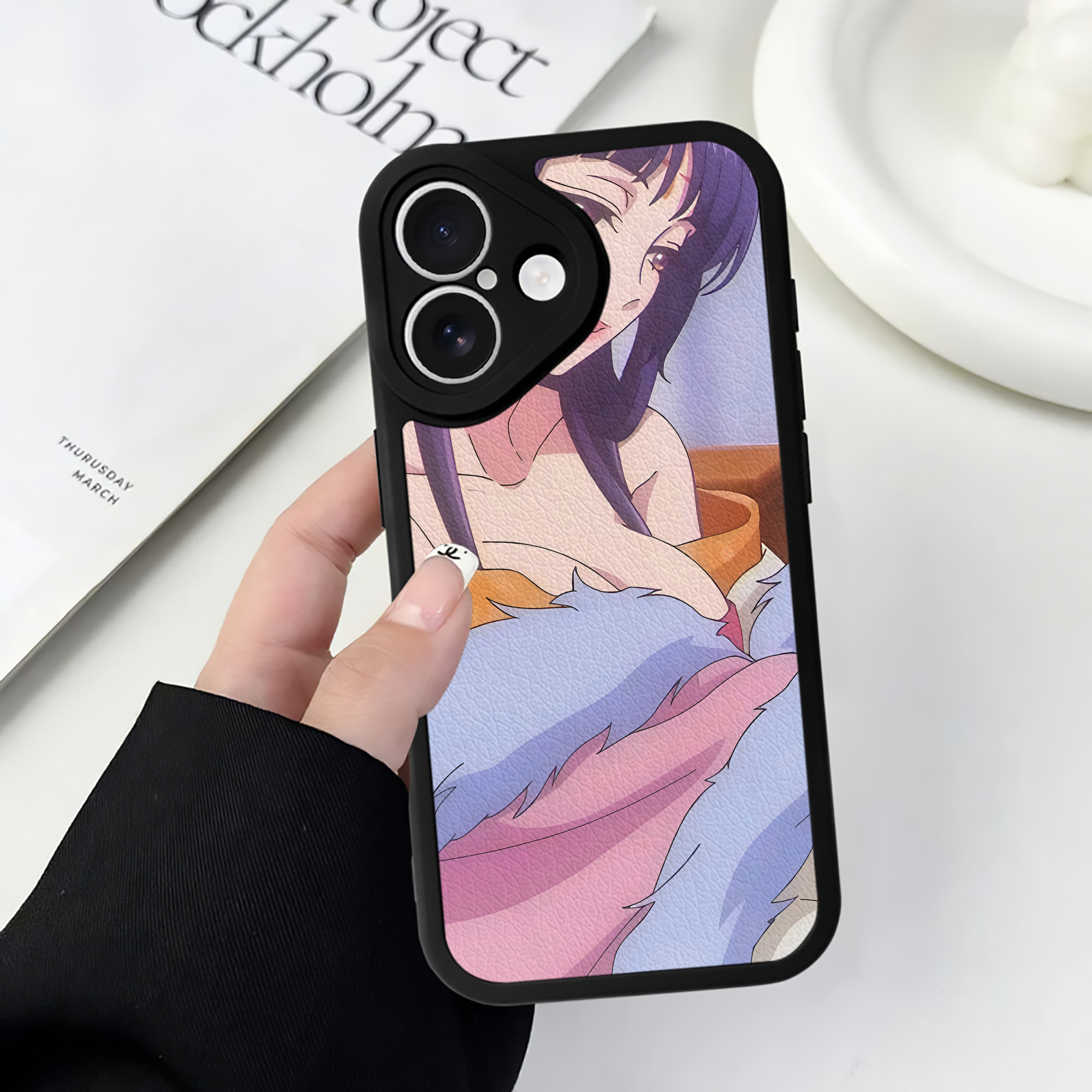 薬屋のひとりごと The Apothecary Diaries 【iPhone 16シリーズ対応】シリコンスマホケース（レザー調） 材質：シリコン